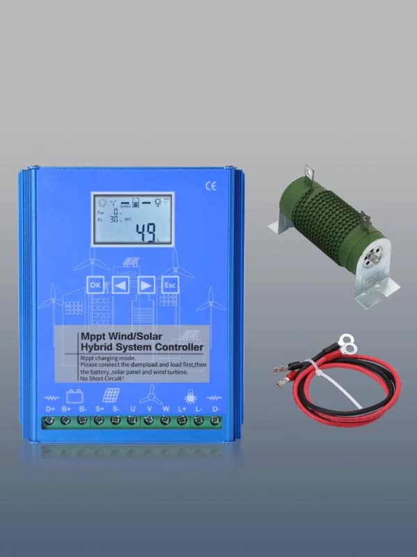 Vindkraftverkssystem, 15kwh/dag Energi Generering, D-fri Leverans, Endast 4KW kontrollenhet, 4000W, 48V