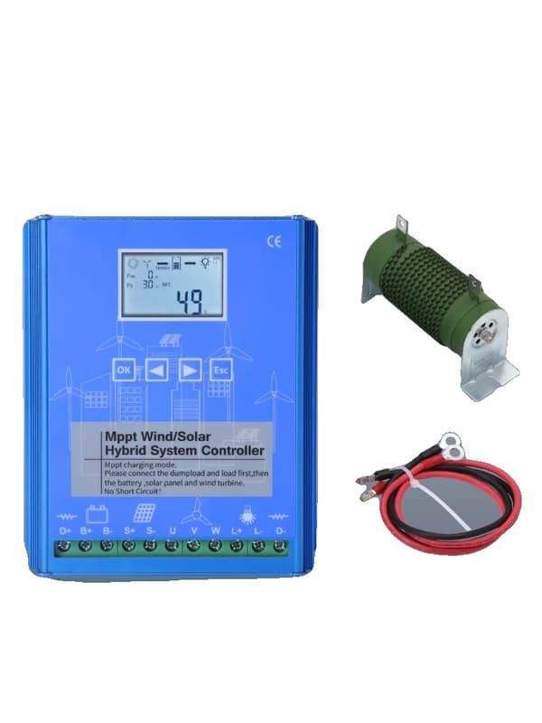 Vindkraftverkssystem, 15kwh/dag Energi Generering, D-fri Leverans, Endast 4KW kontrollenhet, 4000W, 48V