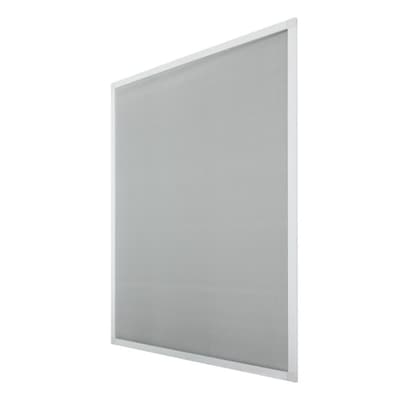 ECD Germany 2-pak skærmen dør med aluminiumsramme - 120x140 cm - Hvid - vejrbestandig myggenet lavet af glasfiber stof til vindue