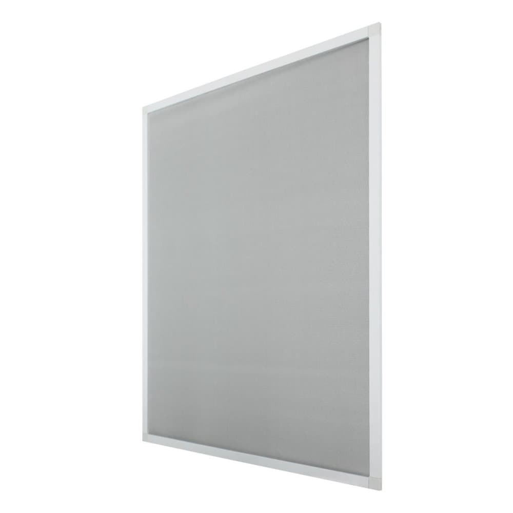ECD Germany 3 pak skærmen dør med aluminiumsramme - 100x120 cm - Hvid - vejrbestandig myggenet lavet af glasfiber stof til vindue