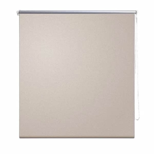 vidaXL Rullgardin beige 160 x 230 cm mörkläggande