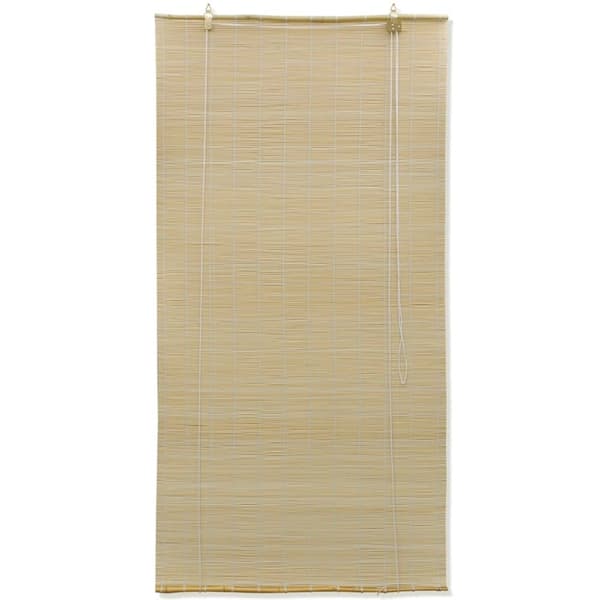 vidaXL Naturlig bambus rullegardin 120 x 220 cm