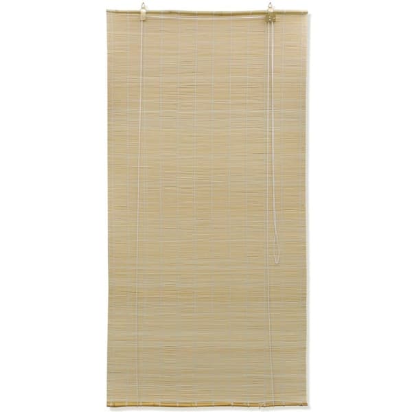 vidaXL Rullgardin naturlig bambu 140 x 160 cm