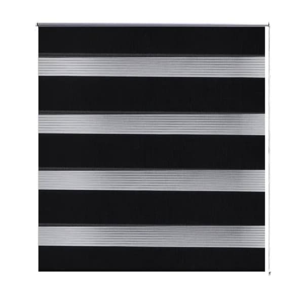 vidaXL Zebra Gardiner 40 x 100 cm Svart
