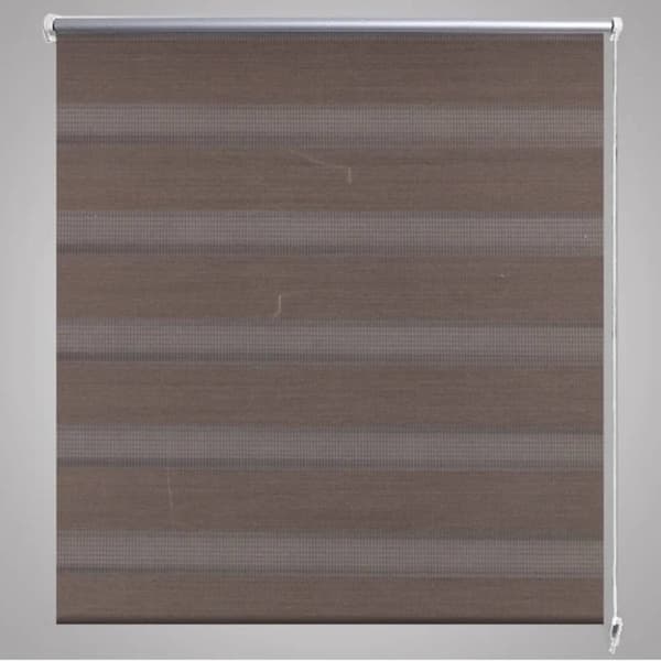vidaXL Zebra Rullegardin 60 x 120 cm Kaffe Farge