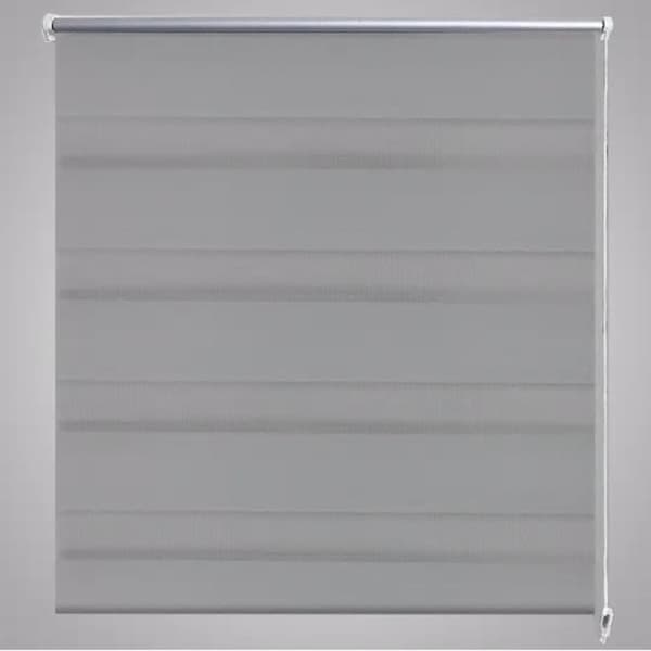 vidaXL Rullegardiner sebramønstret 70 x 120 cm grå