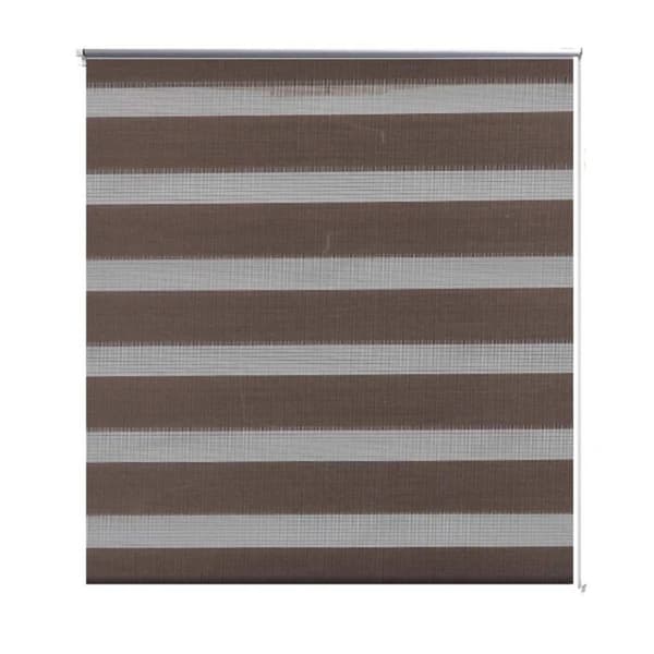vidaXL Zebra Gardiner 70 x 120 cm Kaffe Farge