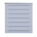 Miniatyrbild 1 av 2: vidaXL Rullgardin randig vit 100 x 175 cm transparent