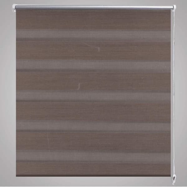 vidaXL Rullegardiner sebramønstret 120 x 175 cm kaffe