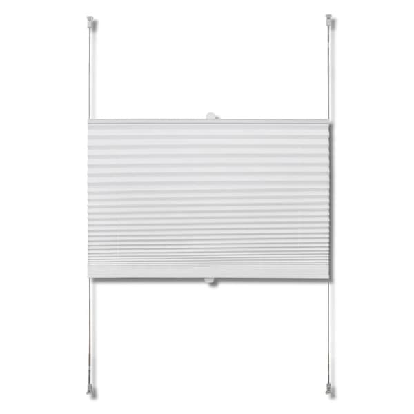 vidaXL Plissegardiner 90 x 150 cm Hvit