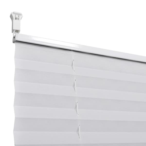 vidaXL Plisségardin 80x150 cm vit