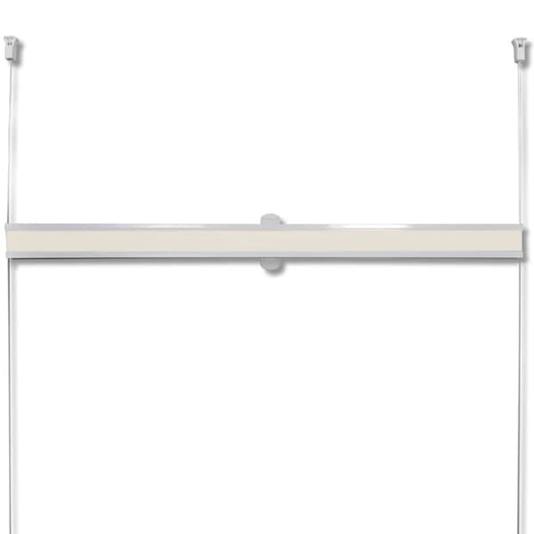 vidaXL Plissegardiner 70 x 125 cm Krem