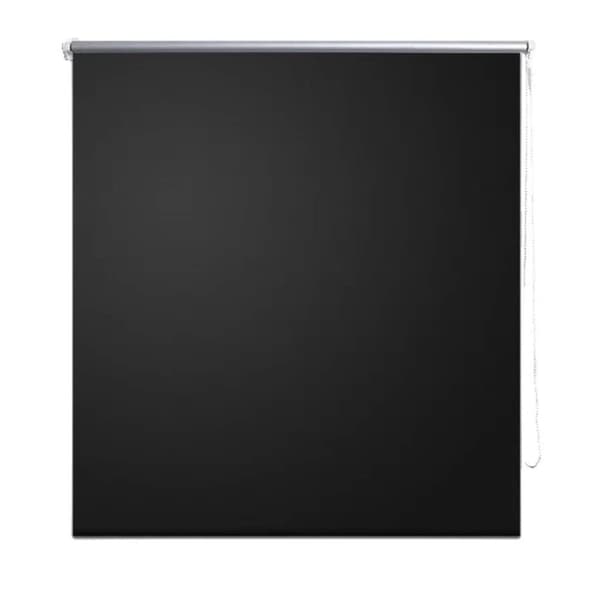vidaXL Rullgardin svart 80 x 230 cm mörkläggande