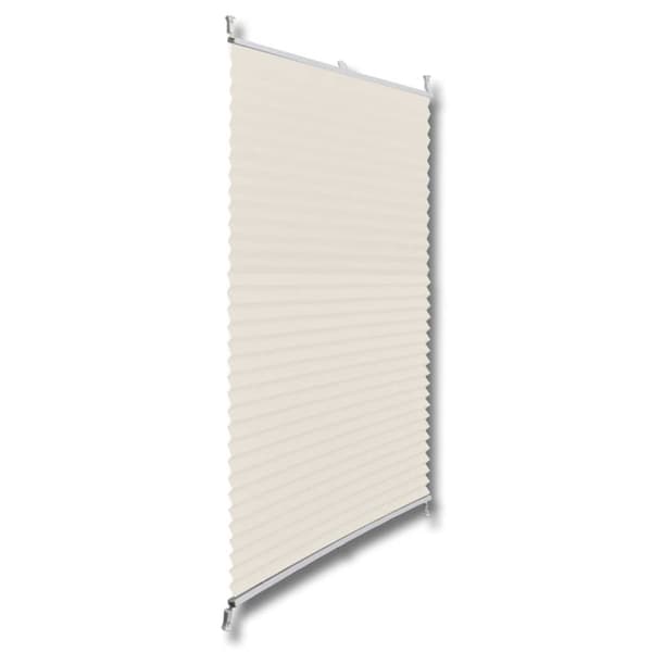 vidaXL Plissegardiner 80 x 150 cm Krem
