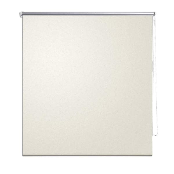 vidaXL Rullegardin 120 x 230 cm beige-hvit