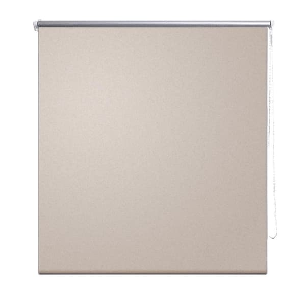 vidaXL Rullgardin beige 120 x 175 cm mörkläggande