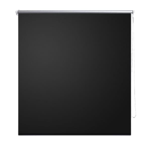 vidaXL Rullgardin svart 120 x 175 cm mörkläggande