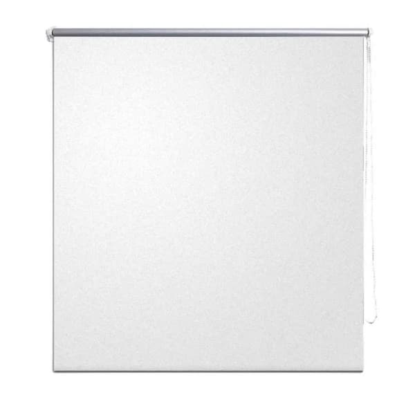 vidaXL Rullgardin vit 140 x 175 cm mörkläggande