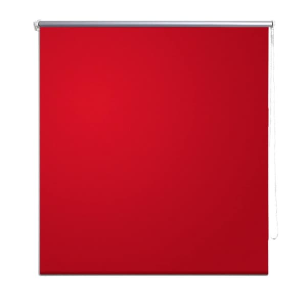 vidaXL Rullegardin Blackout 100 x 230 cm Rød