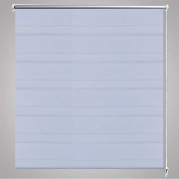 vidaXL Zebra rullakaihdin 60 x 120 cm valkoinen