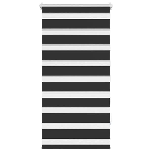 vidaXL Zebra rullakaihdin 60 x 120 cm musta