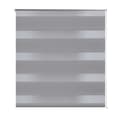 Miniatyrbillede 1 af 2: vidaXL Rullgardin randig grå 70 x 120 cm transparent