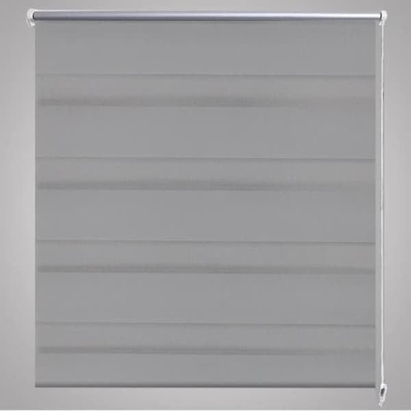 vidaXL Rullegardin i zebradesign 120 x 230 cm grå