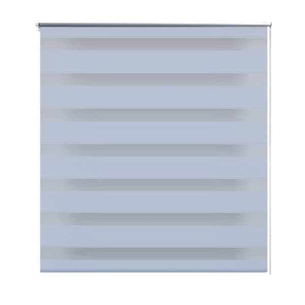 vidaXL Zebra rullakaihdin 120 x 230 cm valkoinen