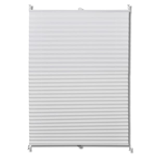 vidaXL Plisserede blinde 70x150 cm hvid