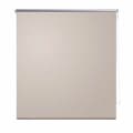 Miniatyrbillede 1 af 2: vidaXL Mørklægningsrullegardin 100 x 175 cm beige