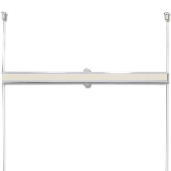vidaXL Plisseret blind 80x125 cm creme