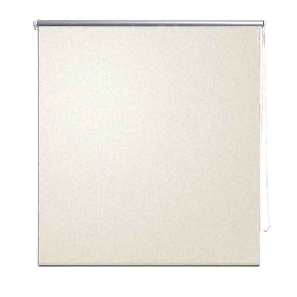 vidaXL Mørklægningsrullegardin 120 x 175 cm offwhite