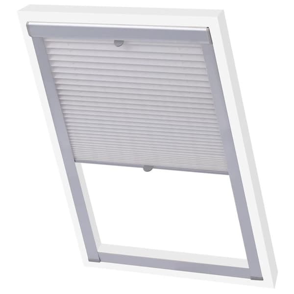 vidaXL Plissegardiner hvit U08/808