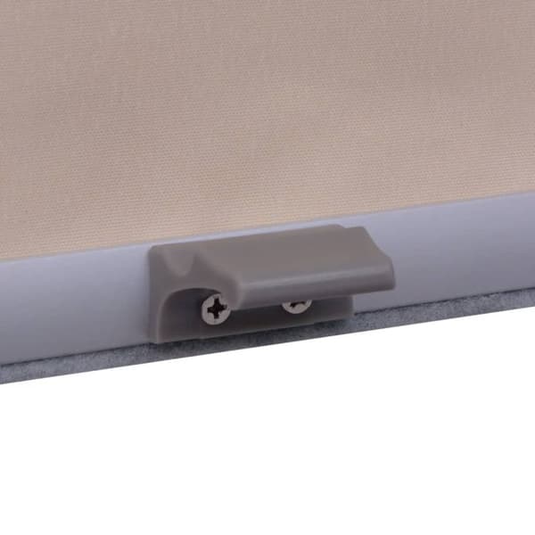 vidaXL Mörkläggande rullgardin beige M04/304