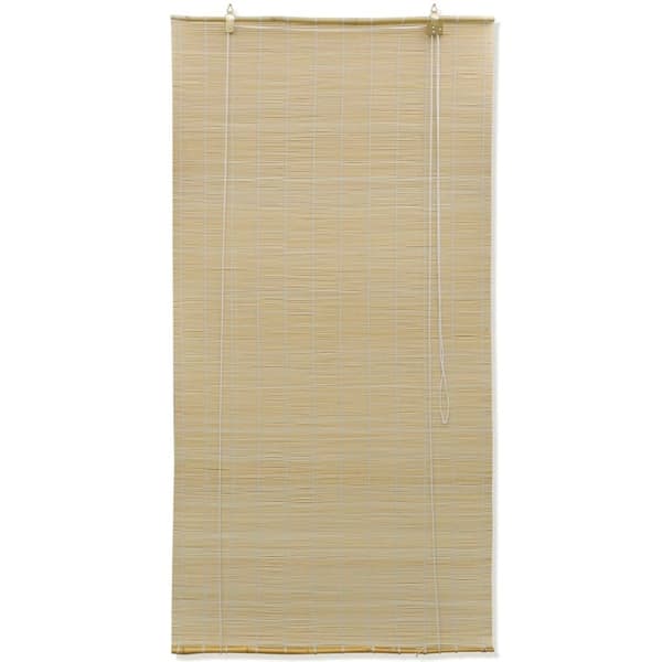 vidaXL Rullgardin bambu 100x220 cm naturlig