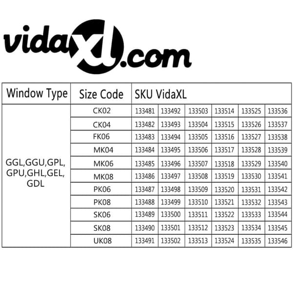 vidaXL plisségardin PK06 hvid