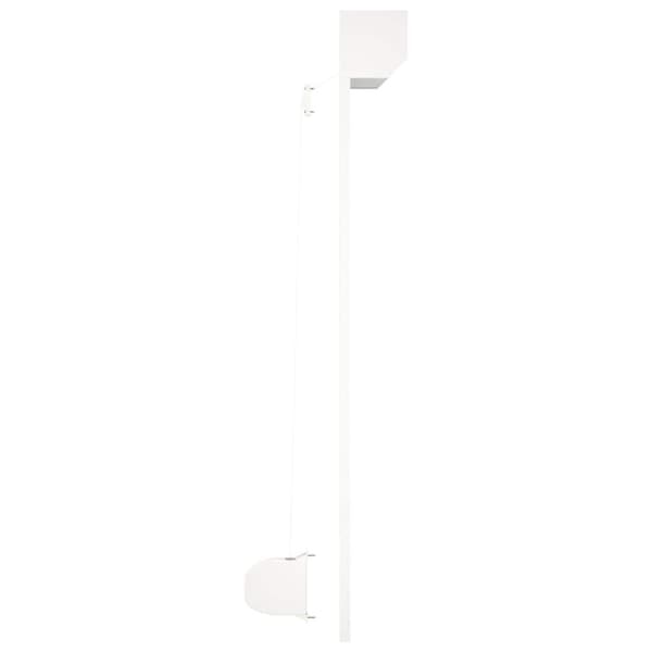 vidaXL Rulljalusi aluminium 110x130 cm vit