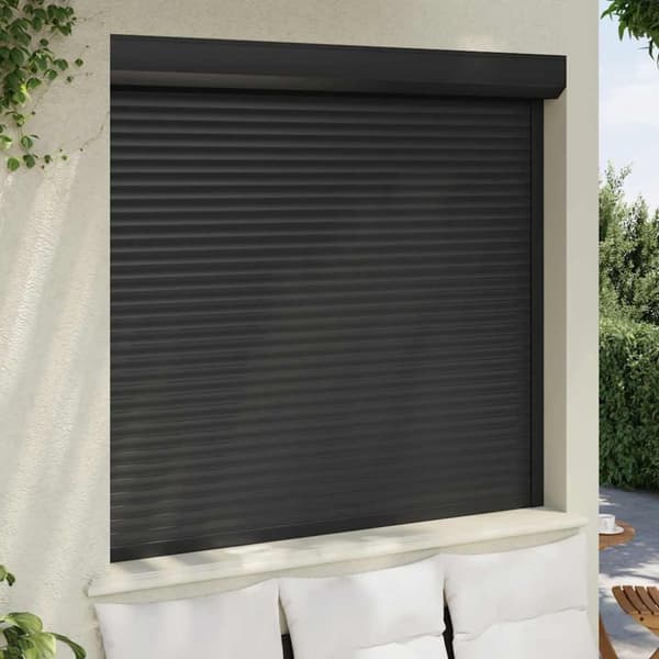 vidaXL Rulljalusi aluminium 160x150 cm antracit