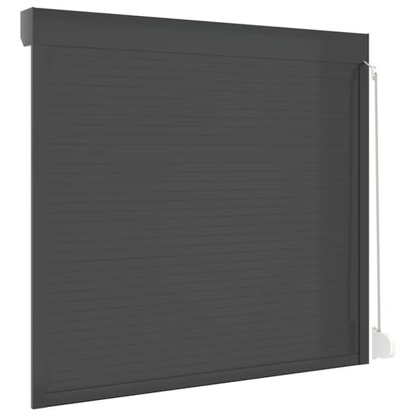 vidaXL Rulljalusi aluminium 160x150 cm antracit