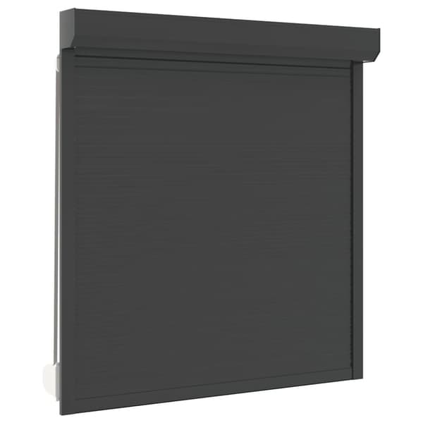 vidaXL Rulleskodde aluminium 140x150 cm antrasitt