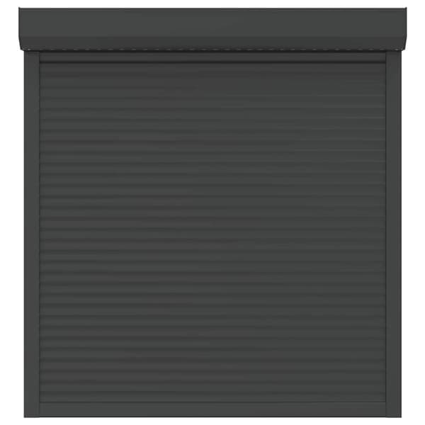 vidaXL Rulleskodde aluminium 130x140 cm antrasitt