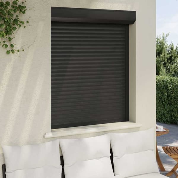 vidaXL Rulljalusi aluminium 100x120 cm antracit