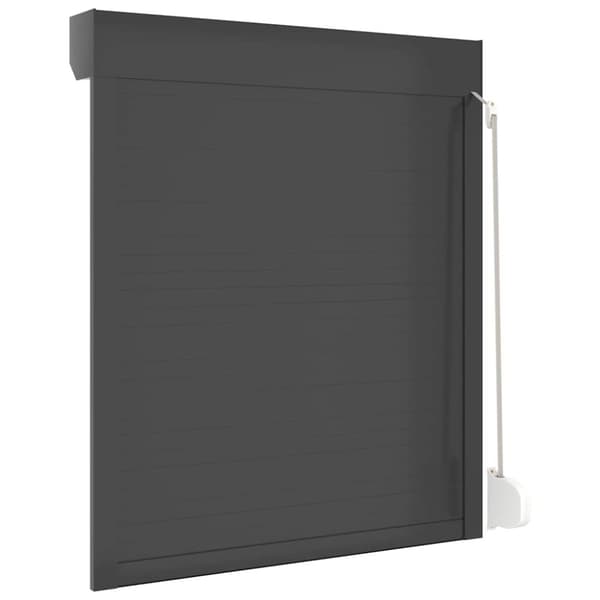 vidaXL Rulljalusi aluminium 100x120 cm antracit