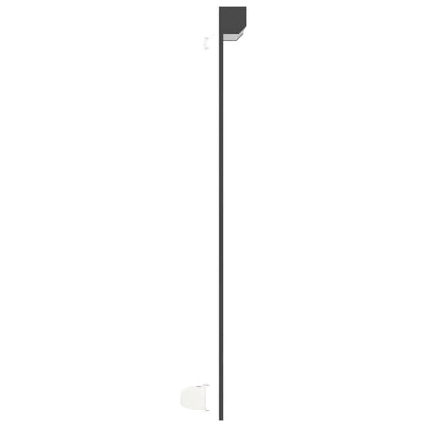 vidaXL rulleskodder aluminium 100x210 cm antracitgrå