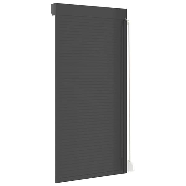 vidaXL rulleskodder aluminium 100x210 cm antracitgrå