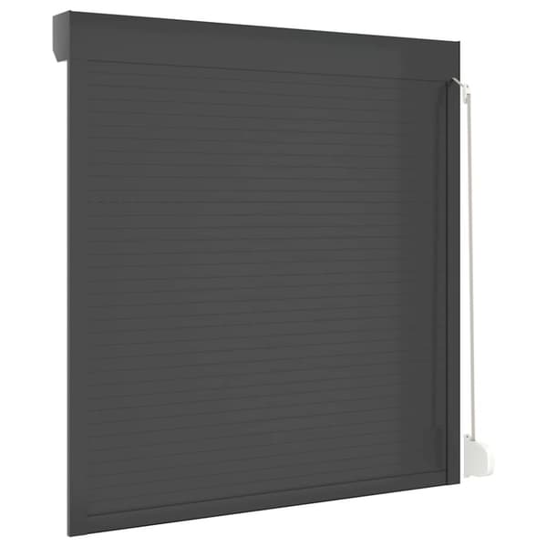 vidaXL Rullakaihdin alumiini 140x150 cm antrasiitti