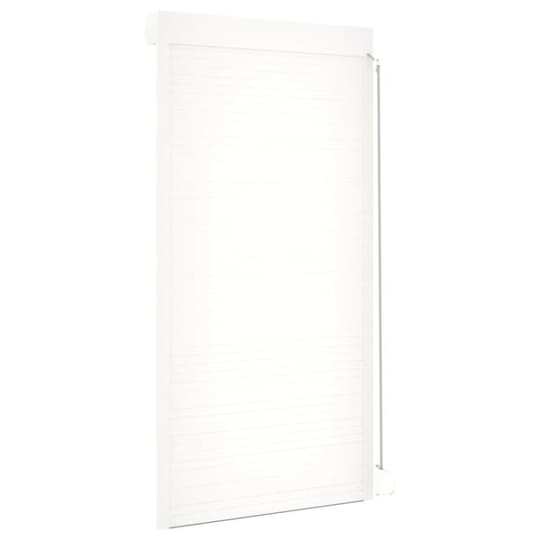 vidaXL Rulljalusi aluminium 110x220 cm vit