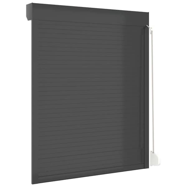 vidaXL Rulljalusi aluminium 120x150 cm antracit