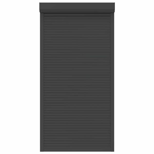 vidaXL Rulleskodde aluminium 110x220 cm antrasitt