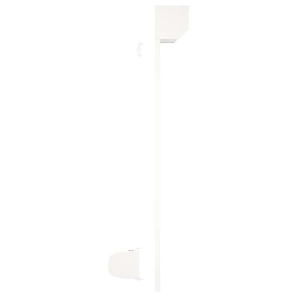 vidaXL rulleskodder 100x130 cm aluminium hvid